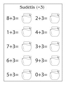 Matematikos uzduotys vaikams atsispaudinti, skaiciavimo uzduotys priesmokyklinukams