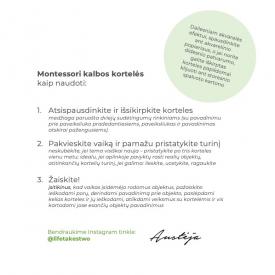 Montessori kalbos kortelės: prieskoniai