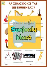 Muzikos pamokai papildomos užduotys
