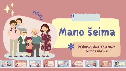Pažinimo skaidrės Pažink šeimos narius