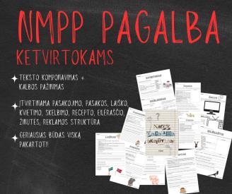 NMPP pagalba ketvirtokams. Teksto komponavimas ir kalbos pažinimas