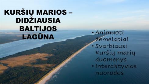 Kuršių marios šiuolaikiškos skaidrės 
