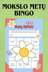 BINGO mokslo metų pabaigai