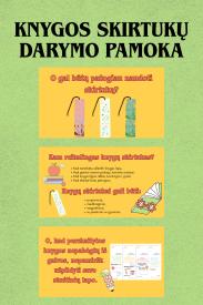 Knygos skirtukų darymo pamoka