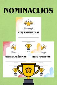 Nominacijos mokiniams