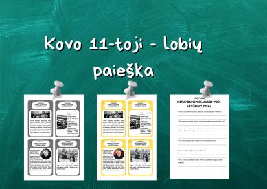 Žaidimas lobių paieška. Kovo 11 toji.
