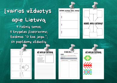 Įvairios užduotys apie Lietuvą