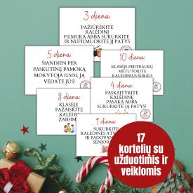 Adventinių užduočių kalendorius