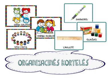 Organizacinės kortelės