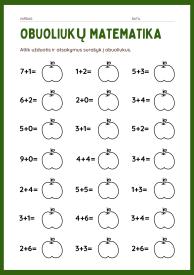 Obuoliukų matematika