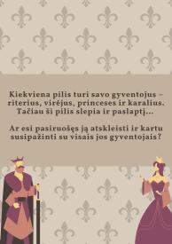 Orientacinis detektyvinis žaidimas - Dingusi princesės karūna
