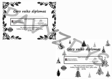 Diplomai geriems vaikams