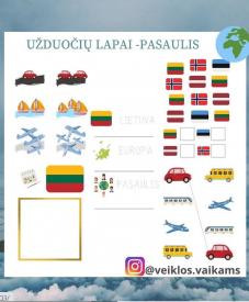 UŽDUOTYS PASAULIO TEMATIKA