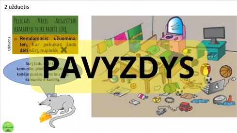 Orientavimosi užduotys 