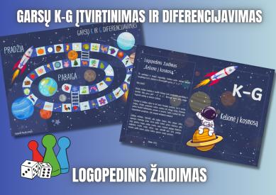 Logopedinis žaidimas K-G