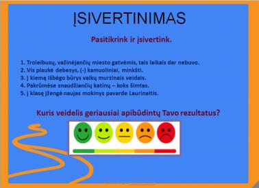 PAŽYMINIAI IR JŲ SKYRYBA