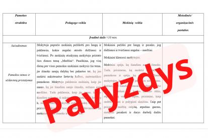 Medžiai. Medžio dalys