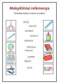 Pirmoko rinkinys - nuotaikinga dovana pirmoje klasėje