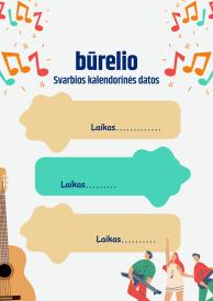 Būrelio Kalendorinis plakatas