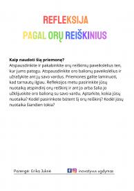 Refleksija pagal orų reiškinius