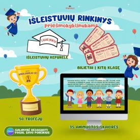 Išleistuvių rinkinys priešmokyklinukams