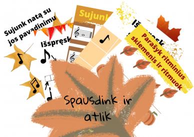 Muzikinės rudeninės užduotėlės