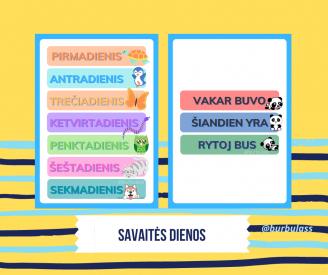 SAVAITĖS DIENOS