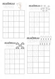 Skaičiukai 1-10