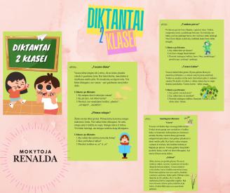 Diktantai 2 klasei