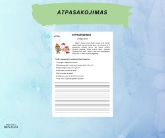 Atpasakojimas 2 klasė