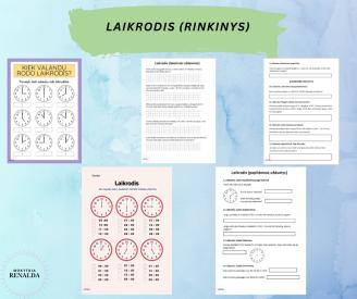 Laikrodis RINKINYS 2 klasė