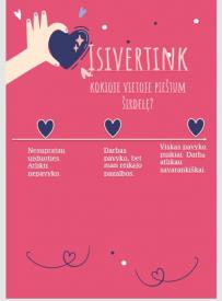 Komplimentų stiklainis Valentino dienai