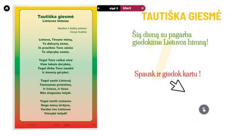Interaktyvus Vasario 16d. pristatymas ir veikla