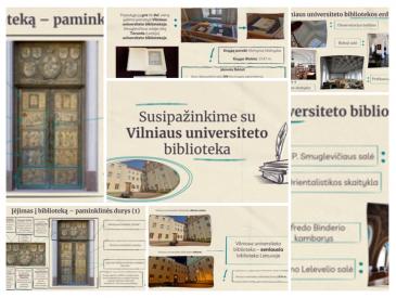 Susipažinimas su Vilniaus Universiteto biblioteka