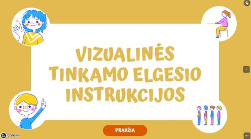 Vizulinis tinkamo elgesio instruktažas