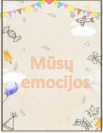 Mūsų emocijos
