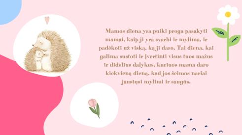 Mamos diena skaidrės