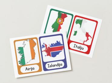 Europos šalių kortelės