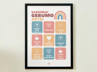 KASDIENIAI GERUMO AKTAI - PLAKATAS