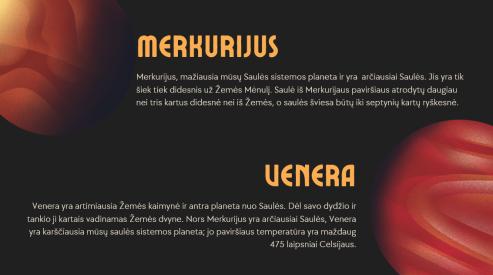Saulės sistema - skaidrės