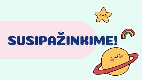 Susipažinkime - Rugsėjo 1-osios skaidrės