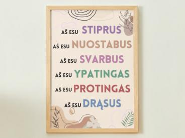 Aš esu... - plakatas