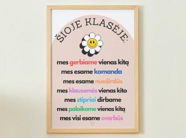 Šioje klasėje... - plakatas