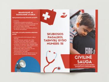 CIVILINĖ SAUGA - informacinis lankstinukas