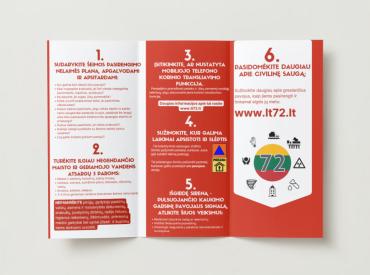 CIVILINĖ SAUGA - informacinis lankstinukas