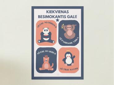 Kiekvienas besimokantis gali - plakatas