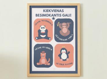 Kiekvienas besimokantis gali - plakatas