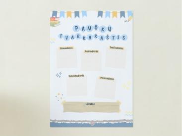 12 tvarkarasčių rinkinys