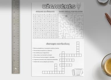Užgavėnės. Edukacinės užduotys 
