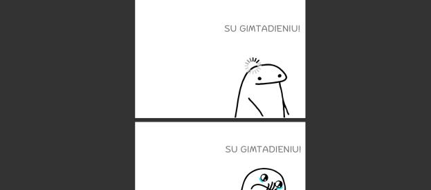 Gimtadienio atvirukai spausdinimui